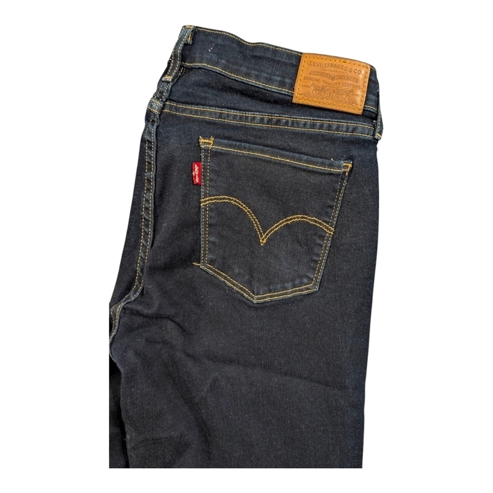 Levi's 711 Skinny Jeans Mid Rise Dark Wash Size 29 / US 8 Stretch Denim - Picture 8 of 8